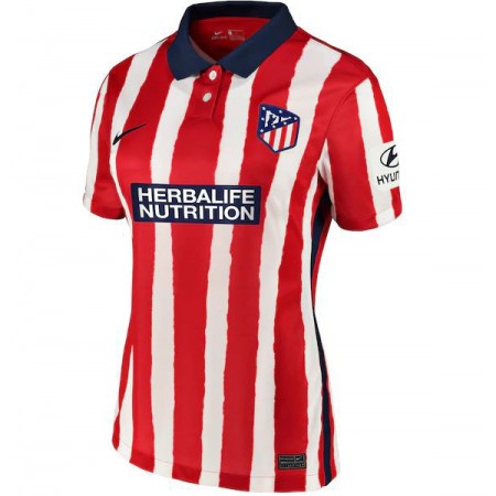 Billiga Fotbollströjor Atlético Madrid Dam Hemma tröja 2020/21 Kortärmad